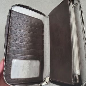 All About the Benjamins brown wallett